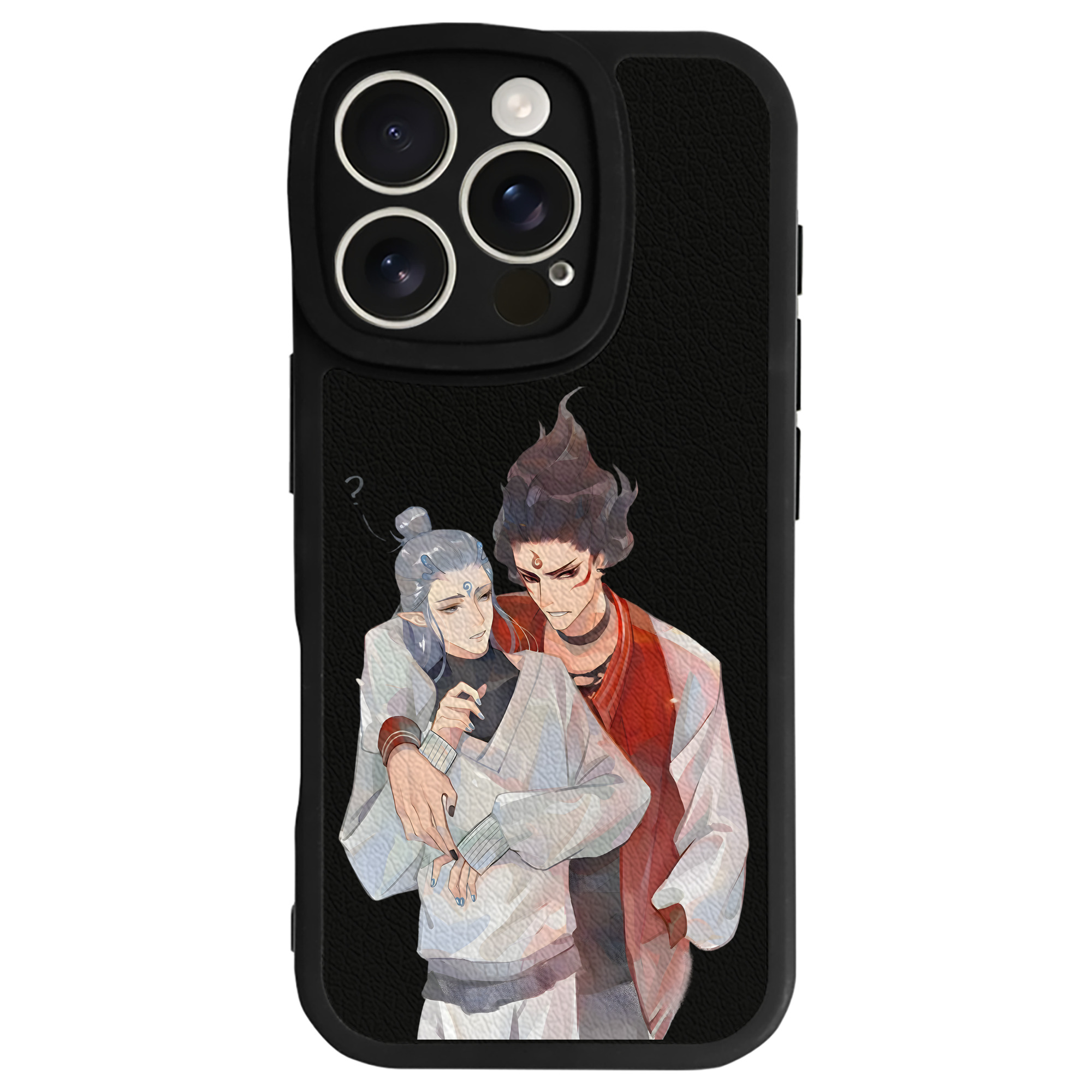 （画像用） Ne Zha 2 ナタ 魔童の大暴れ 【iPhone 16シリーズ対応】シリコンスマホケース（レザー調） 材質：シリコン